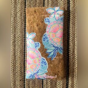Lilly Pulitzer Vibrant Floral Cork Sunglasses Case